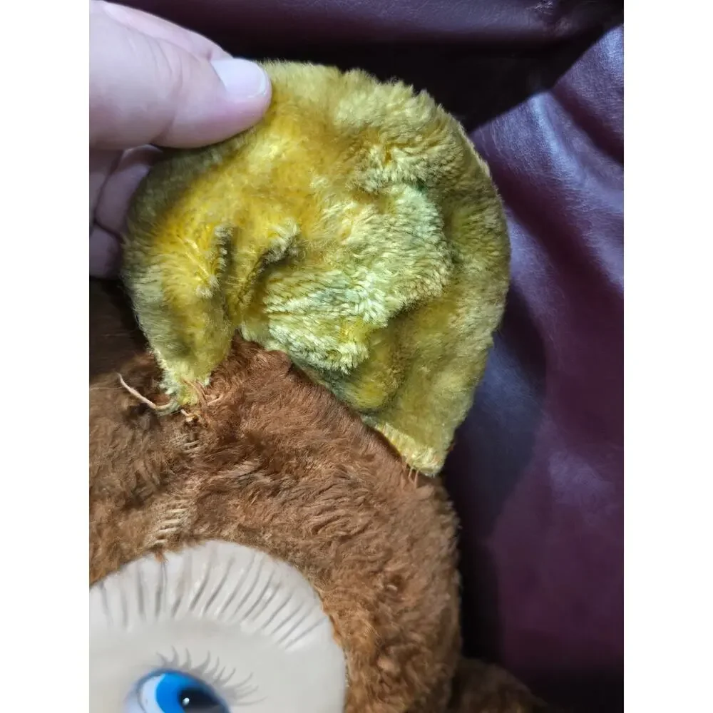 Vintage 1950's Gund Boopsy Growler Teddy Bear Rubber Face 18